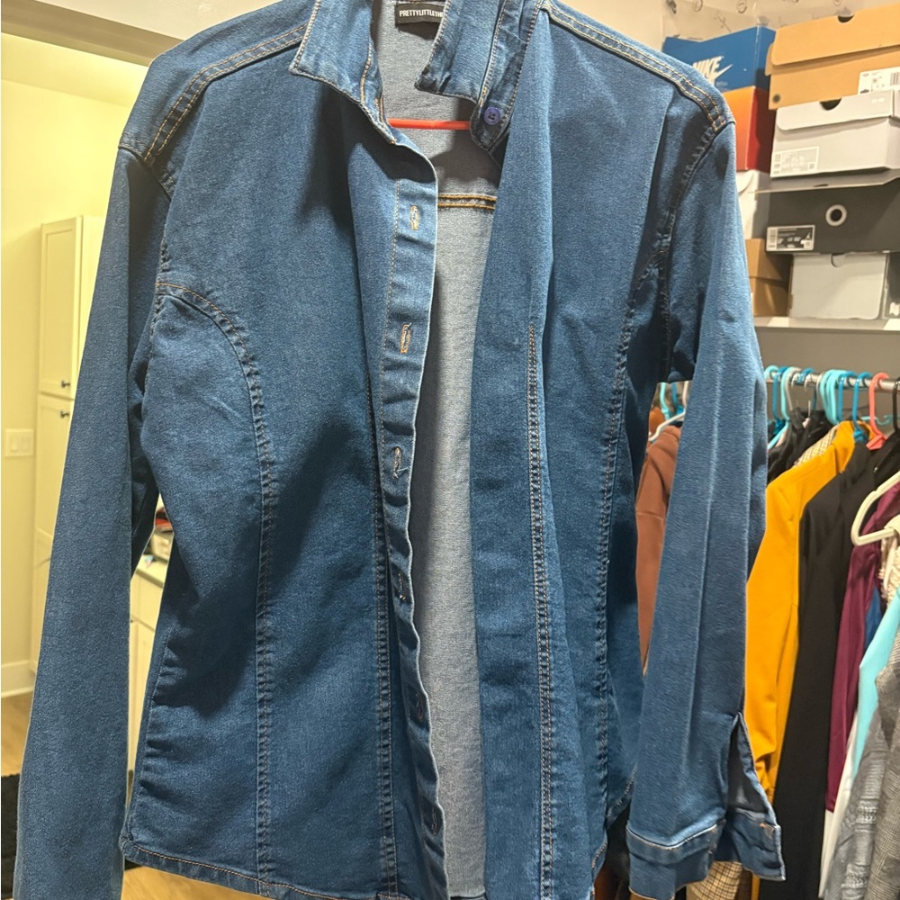 Denim top